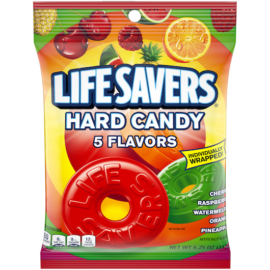 LifeSavers Five Flavor Hard Candies Bag, 12 x 6.25 oz Case - DOT product image 2