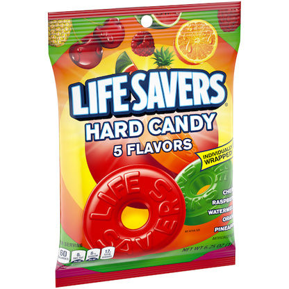 LifeSavers Five Flavor Hard Candies Bag, 12 x 6.25 oz Case - DOT product image 3