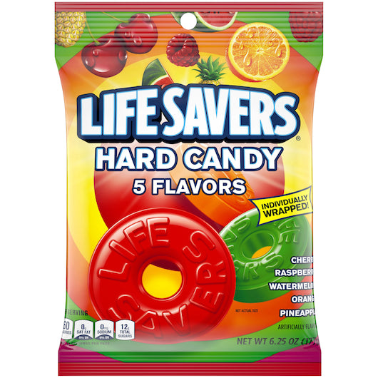 LifeSavers Five Flavor Hard Candies Bag, 12 x 6.25 oz Case - DOT product image 7