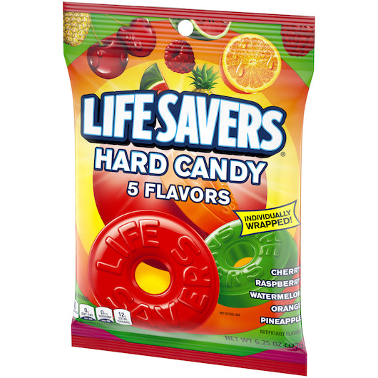 LifeSavers Five Flavor Hard Candies Bag, 12 x 6.25 oz Case - DOT product image 4