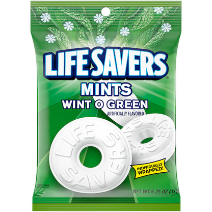 LifeSavers Wint O Wint-O-Green Candy, 12 x 6.25 oz Case - DOT product image 2