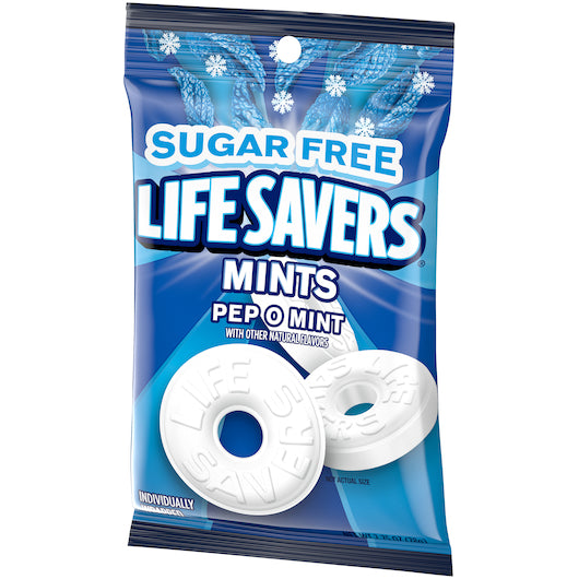Lifesavers Sugar Free CANDY LIFESAVER SUGAR FREE INDIVIDUALLY WRAPPED PEG BAG, 12 x 2.75 oz Case - DOT product image 4