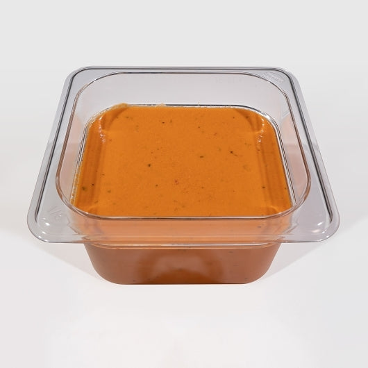 Campbell's Reserve Broadway Basil & Tomato Bisque Frozen Soup, 4 x 4 lb Case - Prepared Foods