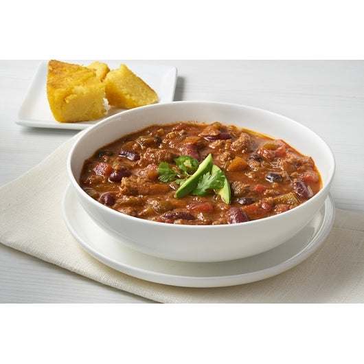 Reserve Beef Chili Reserve Savory Beef Chili With Spicy Pepper Trio Frozen Soup, 4 x 4 lb Case - DOT product image 2