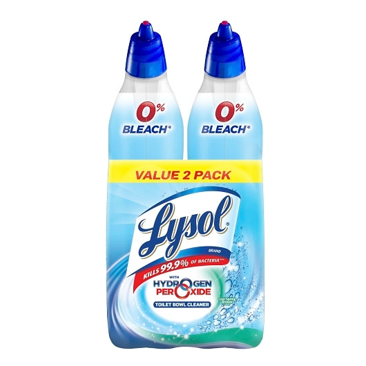 Lysol Toilet Bowl Cleaner Power & Free Twin Pack, 4 x 24 fl oz Case - Cleaners & Sanitizers