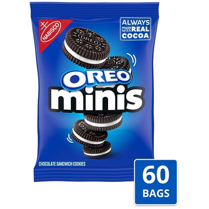 Oreo Mini Cookie, 60 x 1.5 oz Case - Bakery & Desserts