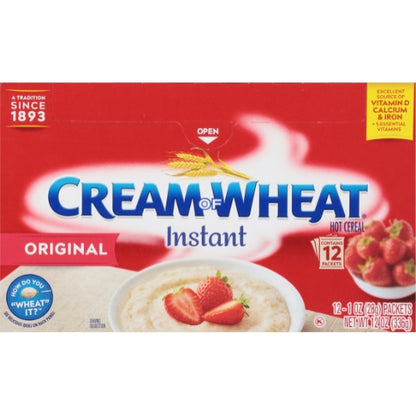 Cream Of Wheat Instant Original Hot Cereal, 12 x 12 oz Case - DOT product image 4