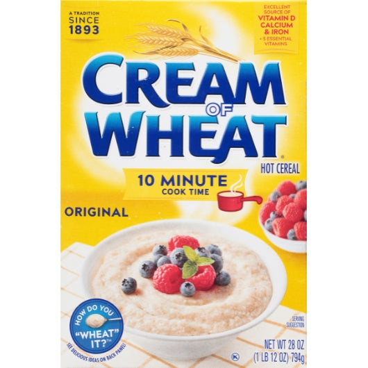 12 PACKS : Cream of Wheat 10 Minute 28 Ounce Box - DOT product image 4