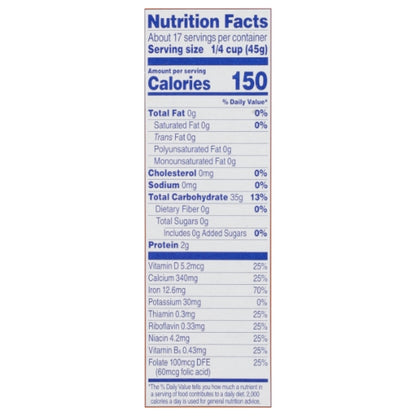 Cream Of Rice Gluten-Free Cereal, 12 x 28 oz Case - DOT product image 6