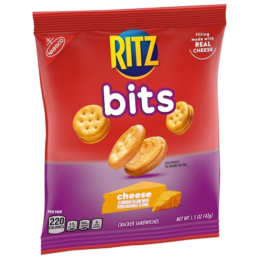 Ritz Bits Cracker Cheese, 60 x 1.5 oz Case - DOT product image 3