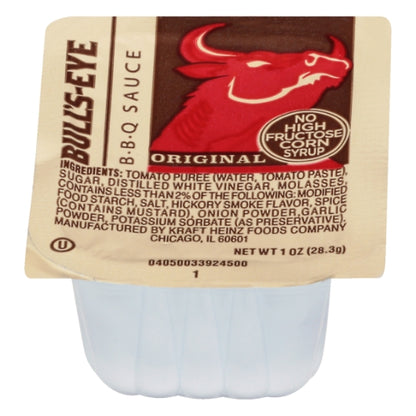 Bull's Eye Original BBQ Sauce Single Serve, 100 x 1 oz Case - Condiments & Sauces
