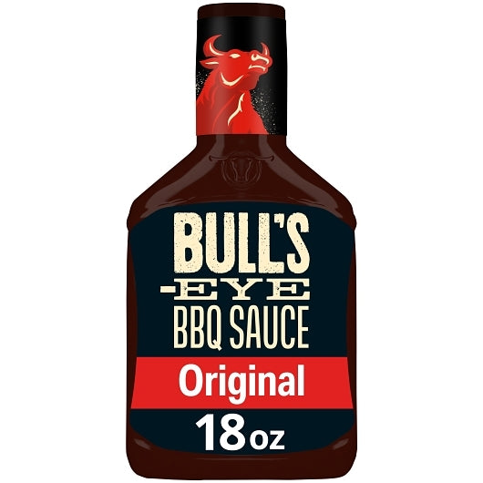 Bull's Eye Original BBQ Sauce Bottle, 12 x 1.125 lb Case - Condiments & Sauces
