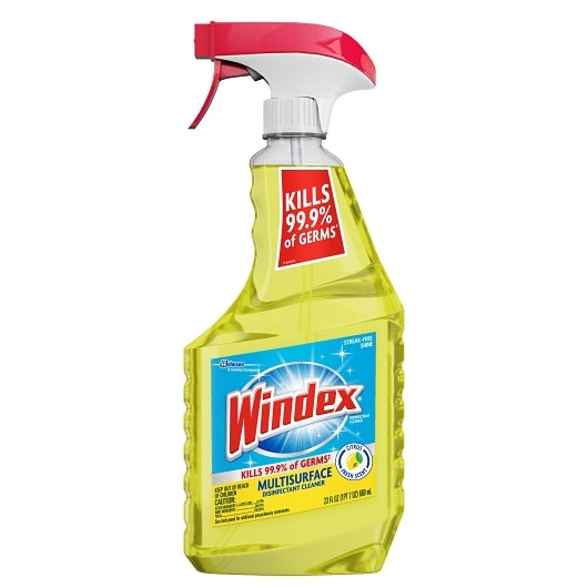 Windex Multi Surface Disinfectant 23 oz, 8 x 23 fl oz Case - Cleaners & Sanitizers