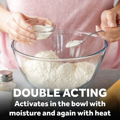 Clabber Girl Double Acting Baking Powder, 4 x 10 lb Case - Alternate product angle or state
