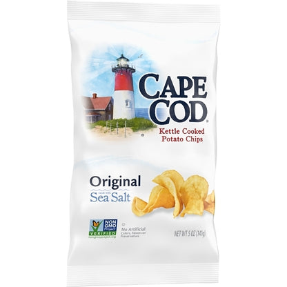 Cape Cod Original Salted Potato Chips, 8 x 5 oz Case - DOT product image 3