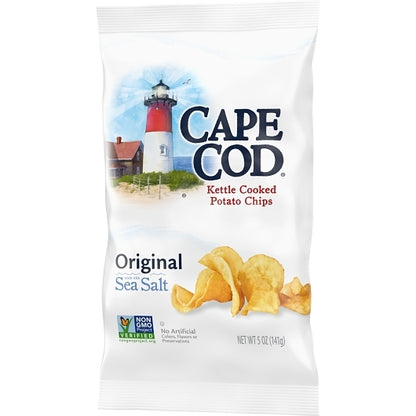 Cape Cod Original Salted Potato Chips, 8 x 5 oz Case - DOT product image 5