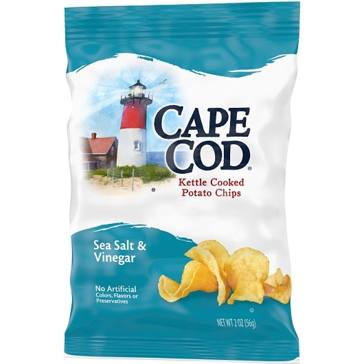 Cape Cod Potato Chips Sea Salt & Vinegar, 6 x 2 oz Case - DOT product image 3