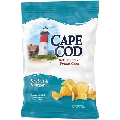 Cape Cod Potato Chips Sea Salt & Vinegar, 6 x 2 oz Case - DOT product image 3