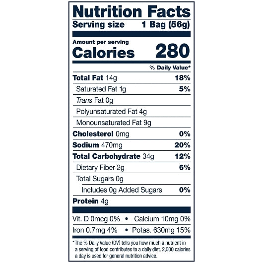 Cape Cod Potato Chips Sea Salt & Vinegar, 6 x 2 oz Case - DOT product image 7