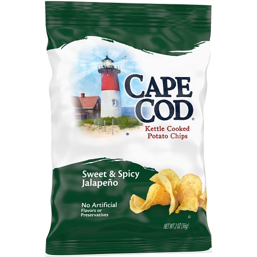 Cape Cod Jalapeno Potato Chip, 6 x 2 oz Case - DOT product image 2