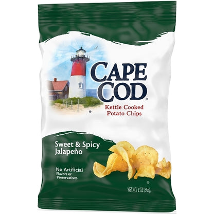Cape Cod Jalapeno Potato Chip, 6 x 2 oz Case - DOT product image 3
