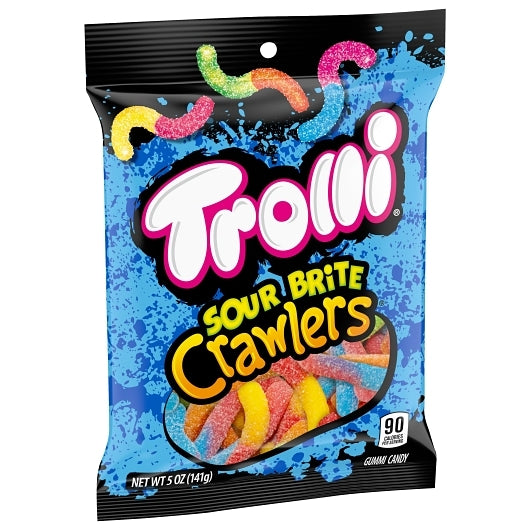 Trolli Sour Brite Crawlers Gummy Candy, 12 x 5 oz Case - DOT product image 3