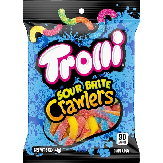Trolli Sour Brite Crawlers Gummy Candy, 12 x 5 oz Case - DOT product image 2