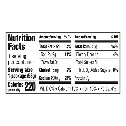 Kraft Original Easy Macaroni Entree, 10 x 58 GR Case - DOT product image 6