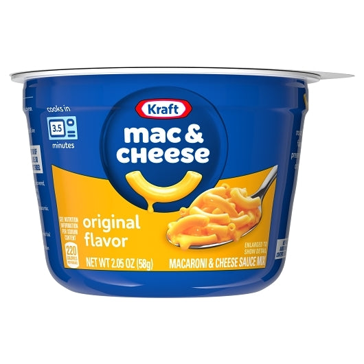 Kraft Original Easy Macaroni Entree, 10 x 58 GR Case - DOT product image 2