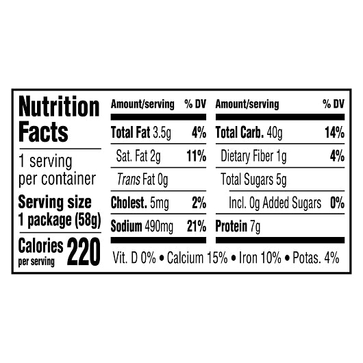 Kraft Original Easy Macaroni Entree, 10 x 58 GR Case - DOT product image 7