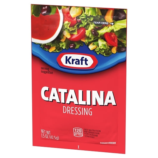 Kraft Portion Control Catalina Dressing Single Serve, 60 x 42.5 GR Case - DOT product image 6