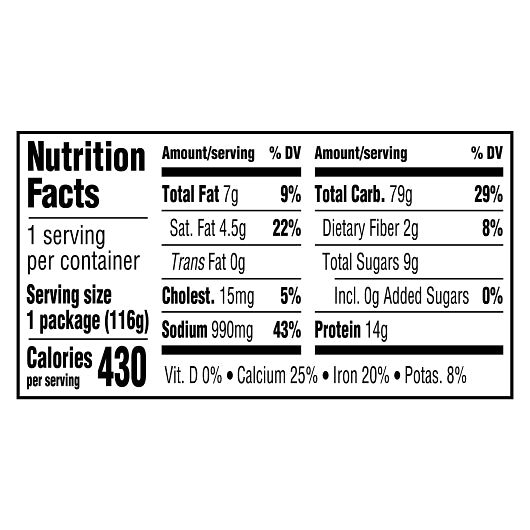Kraft Original Easy Macaroni & Cheese, 8 x 116 GR Case - DOT product image 5