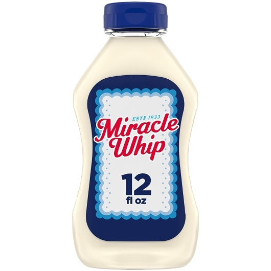Miracle Whip Squeeze Mayonnaise Bottle, 12 x 12 fl oz Case - DOT product image 5
