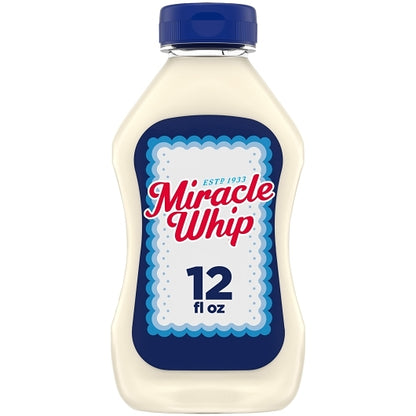 Miracle Whip Squeeze Mayonnaise Bottle, 12 x 12 fl oz Case - DOT product image 5
