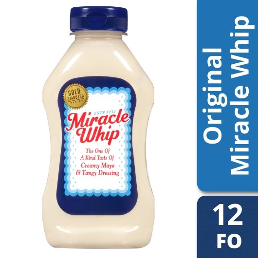 Miracle Whip Squeeze Mayonnaise Bottle, 12 x 12 fl oz Case - DOT product image 4
