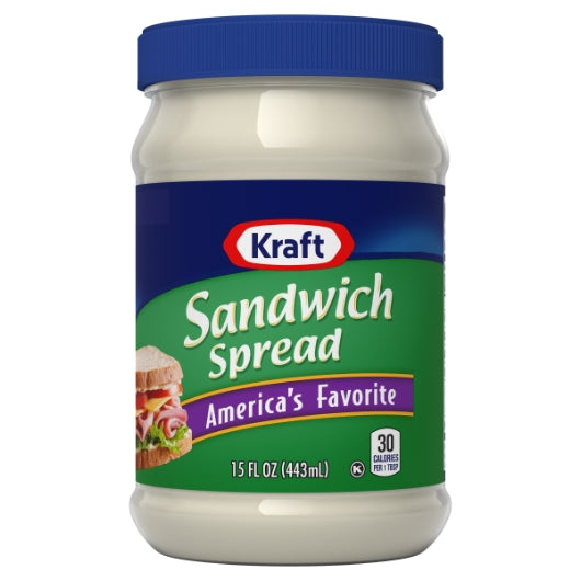 Kraft Spoonable Sandwich Spread Mayonnaise Jar, 12 x 443 ML Case - DOT product image 3