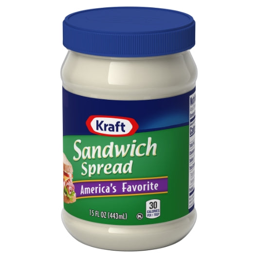Kraft Spoonable Sandwich Spread Mayonnaise Jar, 12 x 443 ML Case - DOT product image 5