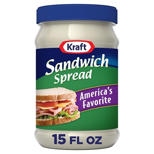 Kraft Spoonable Sandwich Spread Mayonnaise Jar, 12 x 443 ML Case - DOT product image 4