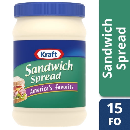 Kraft Spoonable Sandwich Spread Mayonnaise Jar, 12 x 443 ML Case - DOT product image 2