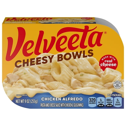 Velveeta Cheesy Skillets Dinner Chicken Alfredo, 6 x 9 oz Case - Front/center packaged product image