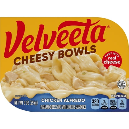 Velveeta Cheesy Skillets Dinner Chicken Alfredo, 6 x 9 oz Case - Front/center packaged product image