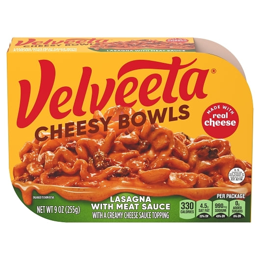 Velveeta Cheesy Skillets Dinner Lasagna, 6 x 9 oz Case - Prepared Foods