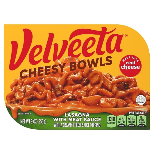 Velveeta Cheesy Skillets Dinner Lasagna, 6 x 255 GR Case - Front/center packaged product image
