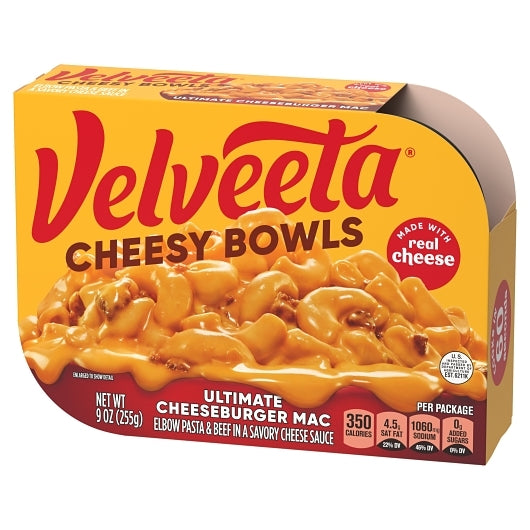 Velveeta Cheesy Ultimate Cheeseburger Skillet Dinner, 6 x 255 GR Case - Alternate product angle or state