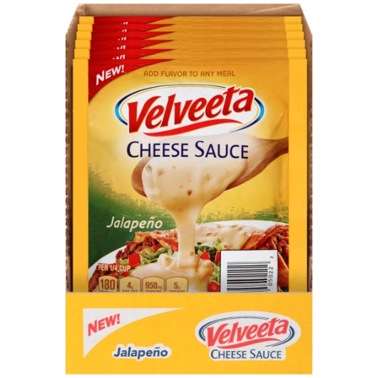 Velveeta Jalapeno Cheese Sauce Pouch, 4 x 6 x 113 GR Case - Condiments & Sauces - image 2