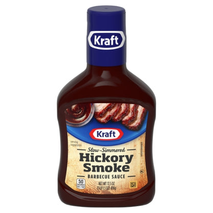 Kraft Hickory Bbq Sauce Bottle, 12 x 17.5 oz Case - Condiments & Sauces
