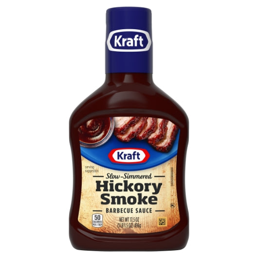Kraft Hickory Bbq Sauce Bottle, 12 x 17.5 oz Case - DOT product image 2