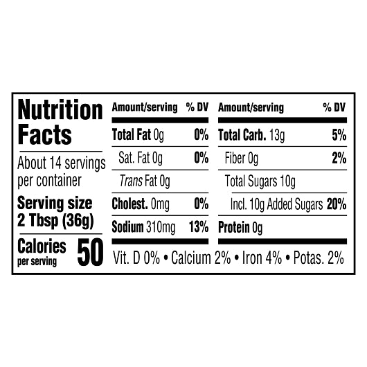 Kraft Hickory Bbq Sauce Bottle, 12 x 17.5 oz Case - DOT product image 8