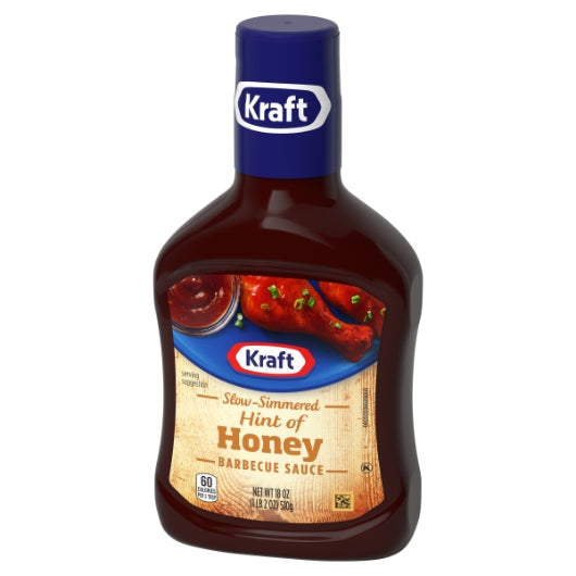 Kraft Sweet Honey Bbq Sauce Bottle, 12 x 1.125 lb Case - DOT product image 4