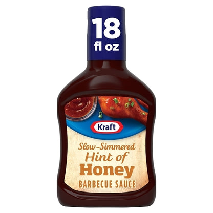 Kraft Sweet Honey Bbq Sauce Bottle, 12 x 1.125 lb Case - DOT product image 3